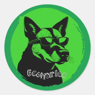 EcoMarlee mascotte sticker