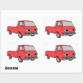 Econo-Sticker Rechthoekige Sticker (Vel)