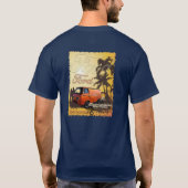 Econoline Van Beach T-Shirt met voorzijde (Achterkant)