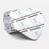 Economen doen het met modellen (economische Humor) Stropdas (Opgerold)