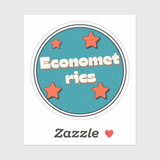 econometrie sticker (Vel)
