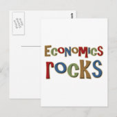 Economics Rocks Briefkaart (Voorkant / Achterkant)