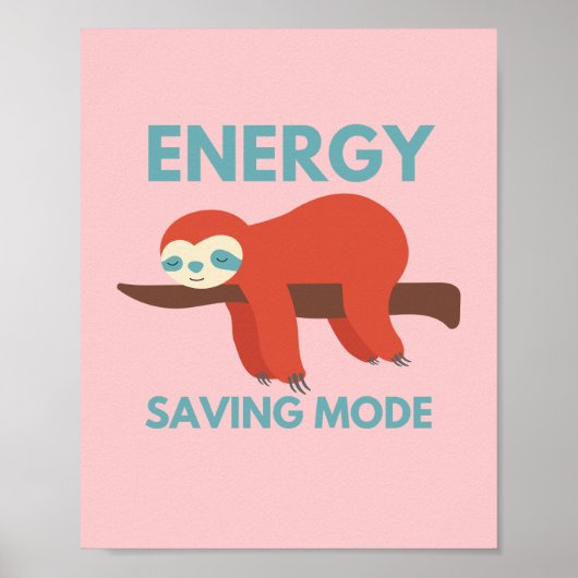 Économie d'énergie Mode amusant Poster (Devant)