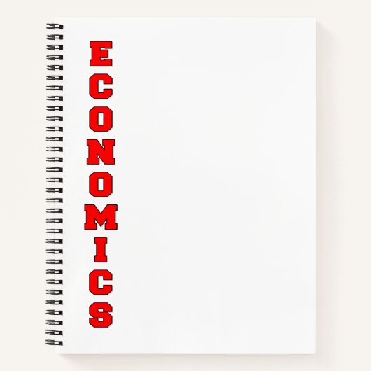 Economie Notitieboek (Voorkant)