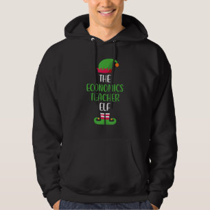 Economiedocent Elf-kerstfamilie komt overeen met G Hoodie