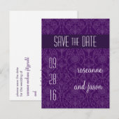 Économies d'art déco de damassé la carte postale (Devant / Derrière)