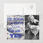 Économies de Camo d'hiver la carte postale de (Devant / Derrière)