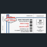 Économies de Las Vegas les invitations de date<br><div class="desc">Économies de Las Vegas que l'invitation de date carde avec une conception fraîche de carte d'embarquement !  Le modèle facile à utiliser,  écrivent juste votre information dans l'espace fourni,  ou cliquent sur le bouton de personnaliser pour ajouter le texte supplémentaire.</div>