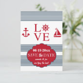 Économies de navigation d'amour le faire-part de (Debout devant)