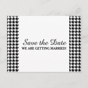 Économies de pied-de-poule la carte postale de