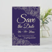 Économies florales le faire-part de date (Debout devant)