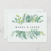 Économies modernes de feuillage la carte postale (Devant / Derrière)