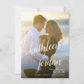 Économies modernes de manuscrit le faire-part de (Devant)