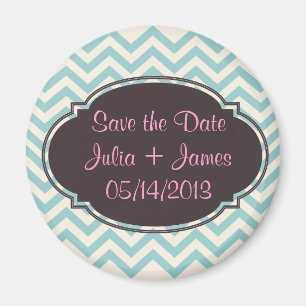 Économies personnalisées le magnet de date