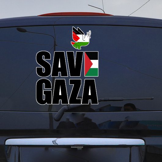 ÉCONOMISER UN Sticker voiture GAZA