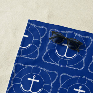 Économiseurs de vie et Ancres Serviette de plage (