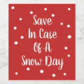 Économisez En Coque D'Un Étiquette De Vins De La J (Étiquettes simples)