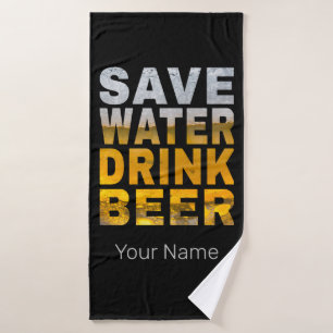 Économisez l'Eau Buvez de la Bière Citation pour E