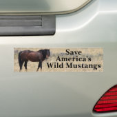 Économisez Notre Sticker Mustangs Bumper (En voiture)