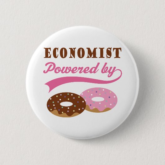 Economist Gift (Donuts) Ronde Button 5,7 Cm (Voorkant)