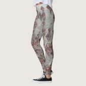 Écorce bois motif leggings (Gauche)