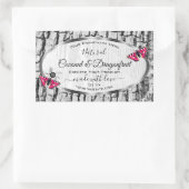 Écorce d'arbre blanc avec Étiquettes de produit de (Sac)