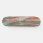Écorce d'arbre camouflage vert 2 Skateboard (Horz)