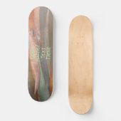 Écorce d'arbre camouflage vert 2 Skateboard (Recto)