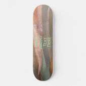Écorce d'arbre camouflage vert 2 Skateboard (Recto)