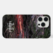 Écorce de bois mossy roux Monogram (Verso Horizontal)