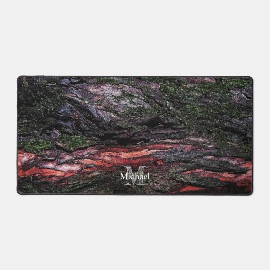 Écorce de bois mossy roux Monogram (Recto)