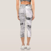 Écorce de bouleau motif capri leggings (Verso)