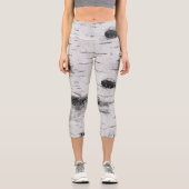 Écorce de bouleau motif capri leggings (Recto)
