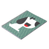 Écorce d'écorce (vert) - carnet (Côté gauche)