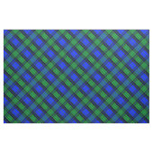 écossais bleu et vert plaid, tissu diagonal (Fat Quarter)