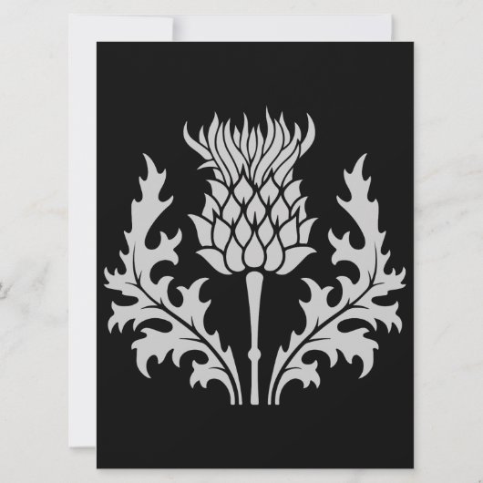 écossais Burns Invitation dîner de nuit (Dos)