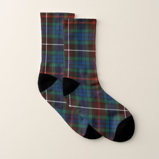 Écossais Clan Fraser Chasse Tartan Plaid Ancien (Paire)