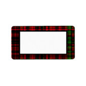 écossais - Étiquette à cadre ouvert (Devant)