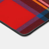 Écossais Stewart Plaid Rouge MONOGRAMME (Coin)