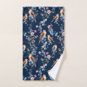 Ecosse Aigle Chardon Bluebell modèle floral (Serviette à main)