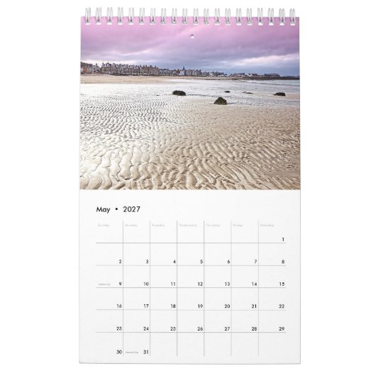 Écosse, Calendrier avec différents endroits en Éco (Mai 2027)