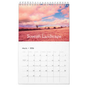 Écosse, Calendrier avec différents endroits en Éco (Mar 2026)