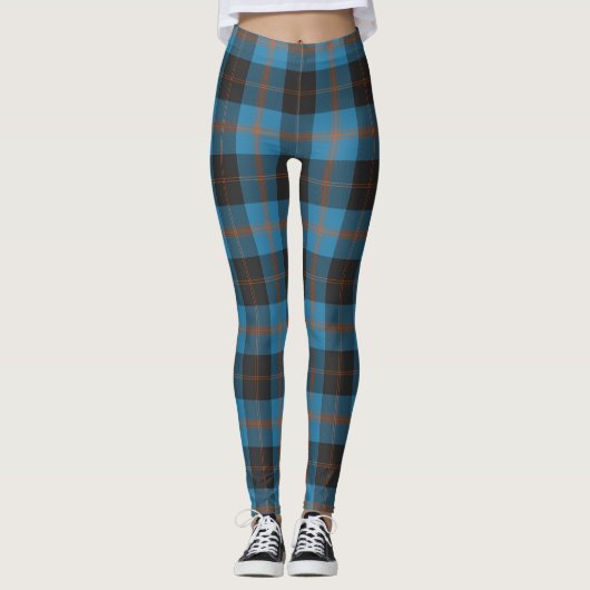Ecosse Clan Angus Ancient Tartan Femmes Leggings (Devant)