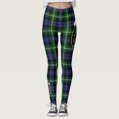 Ecosse Clan Baillie Crest Tartan Femmes Leggings (Devant)