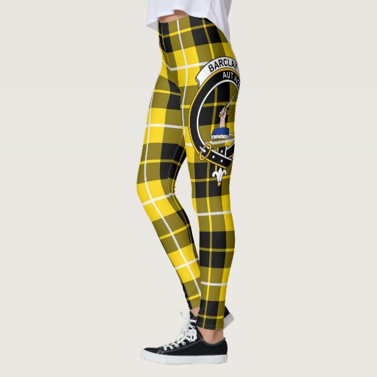 Ecosse Clan Barclay Crest Tartan Femmes Leggings (Gauche)