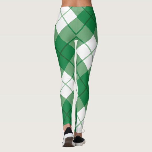 Ecosse Clan Bias Tartan Femmes Leggings (Dos)