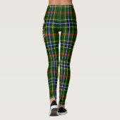 Ecosse Clan Bisset Crest Tartan Femmes Leggings (Dos)