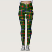 Ecosse Clan Bisset Crest Tartan Femmes Leggings (Devant)