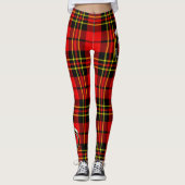Ecosse Clan Brodie Crest Tartan Femmes Leggings (Devant)