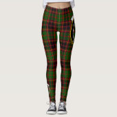 Ecosse Clan Buchan Crest Tartan Femmes Leggings (Devant)
